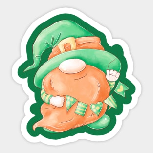 Happy St. Partick Day Gnome Sticker